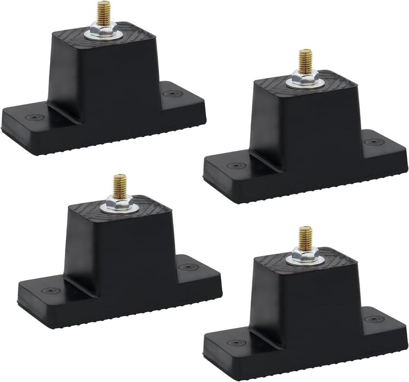 Powswopx Rubber Vibration Isolator Mounting Bracket for Outdoor Ductless Mini Split Air Conditioner Condensers - 4 Pack Air Conditioner Mounting Bracket - Image 1